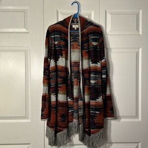 Women’s jacket lucky brand size extra large, tribal pattern